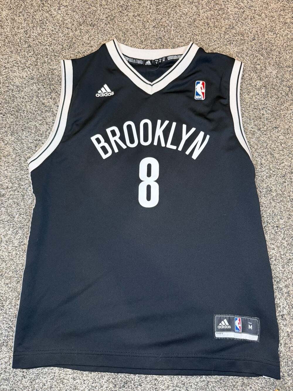 2012-14 Brooklyn Nets Williams #8 adidas Jersey (Away) M, YOUTH